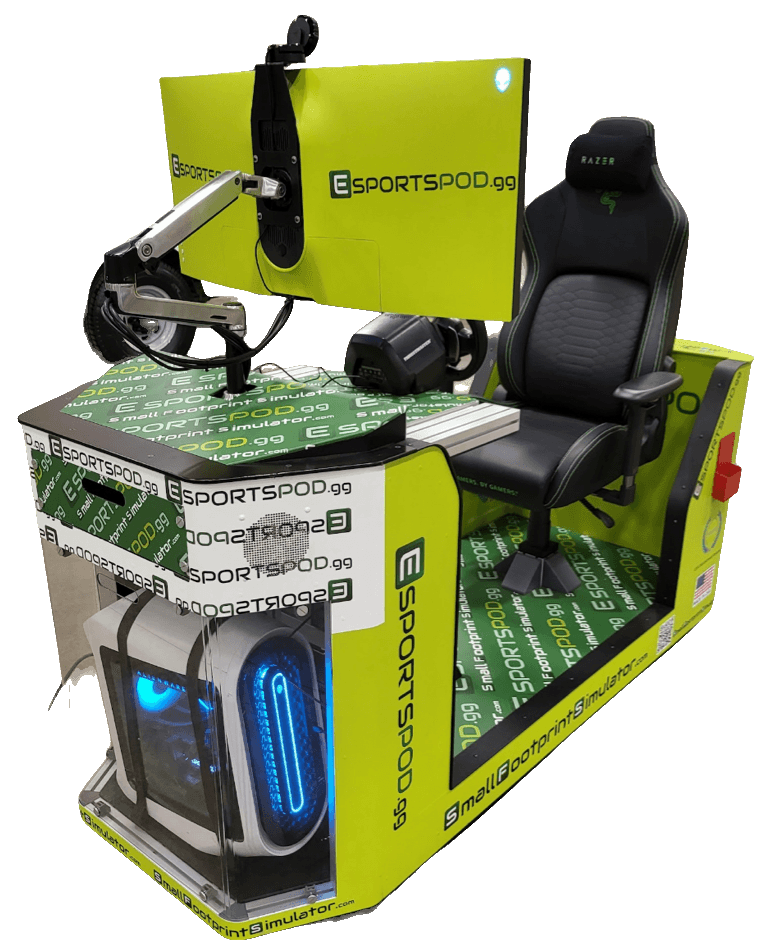 Esport Pod, angled front view
