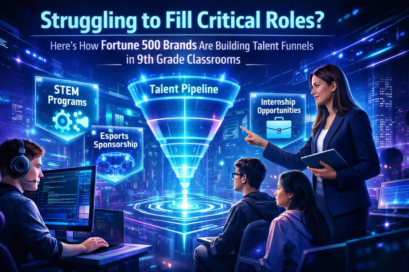 Struggling to Fill Critical Roles? Here's How Fortune 500 Brands Are Building Talent Funnels in 9th Grade Classrooms