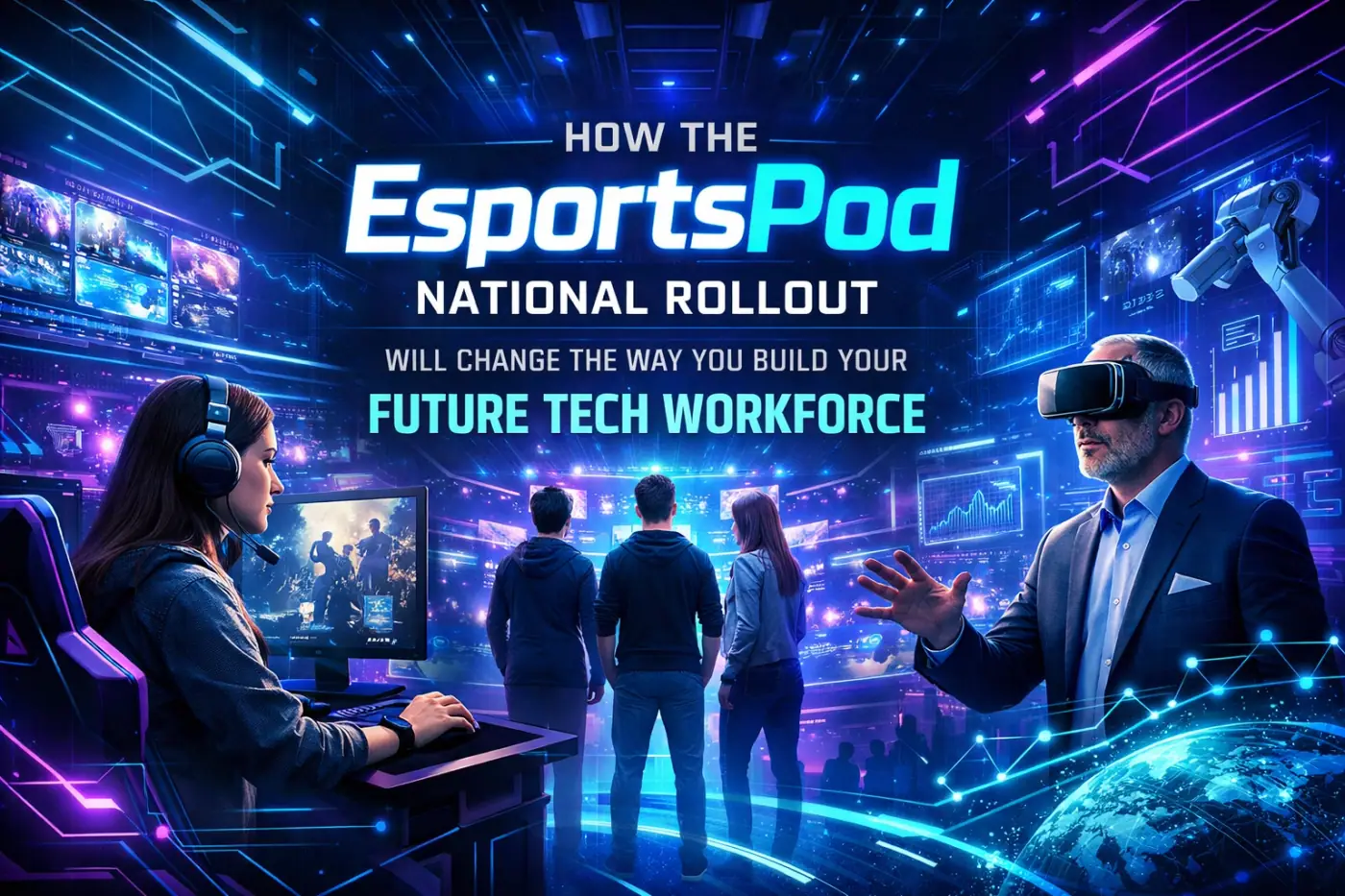 How the EsportsPod National Rollout Will Change the Way You Build Your Future Tech Workforce