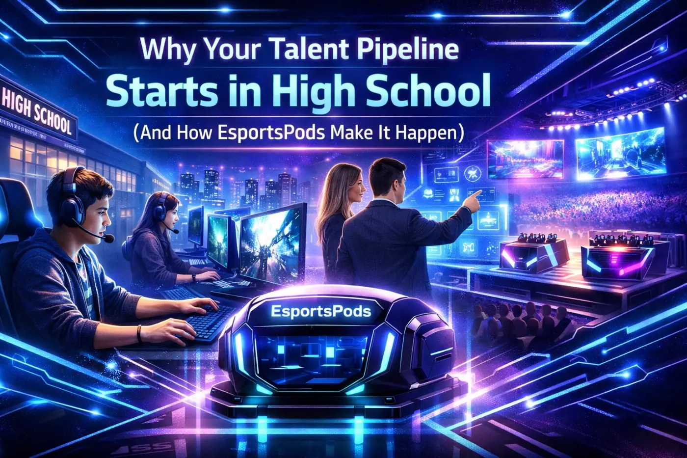 Why Your Talent Pipeline Starts in High School (And How EsportsPods Make It Happen)
