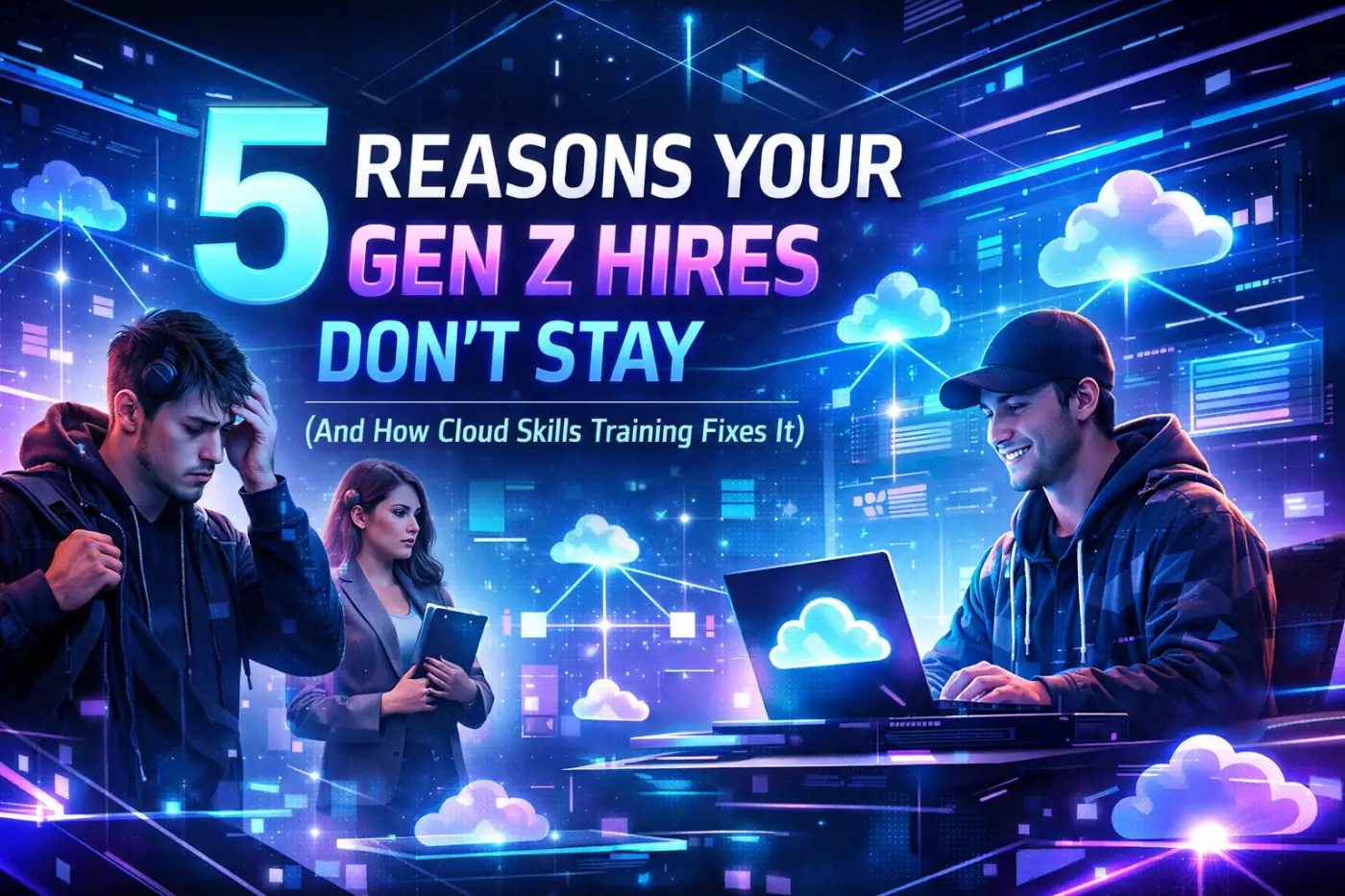 5 Reasons Your Gen Z Hires Don't Stay (And How Cloud Skills Training Fixes It)