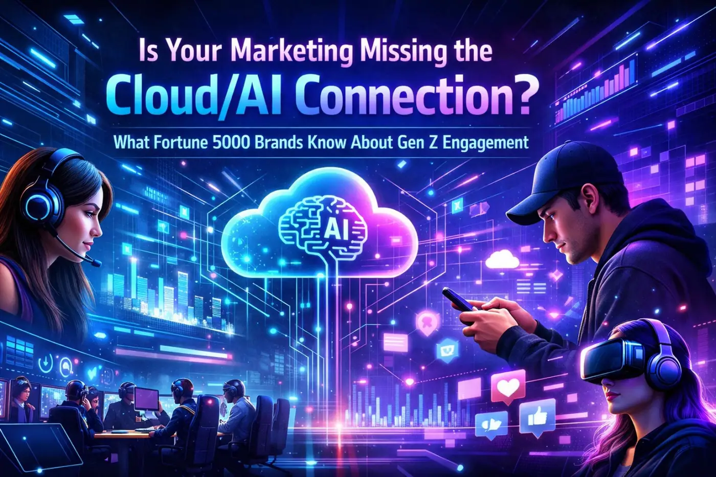 Is Your Marketing Missing the Cloud/AI Connection? What Fortune 5000 Brands Know About Gen Z Engagement