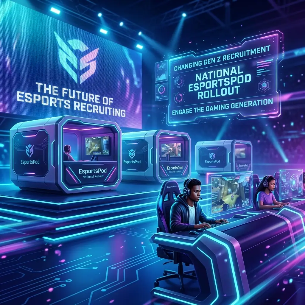 Why Our National EsportsPod Rollout Will Change the Way You Recruit Gen Z