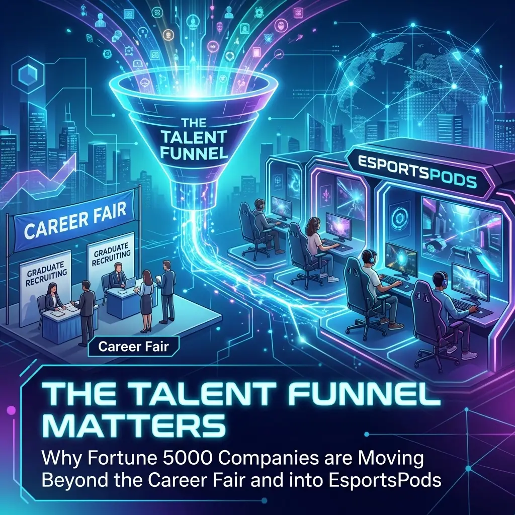 The Talent Funnel Matters: Why Fortune 5000 Companies are Moving Beyond the Career Fair and into EsportsPods