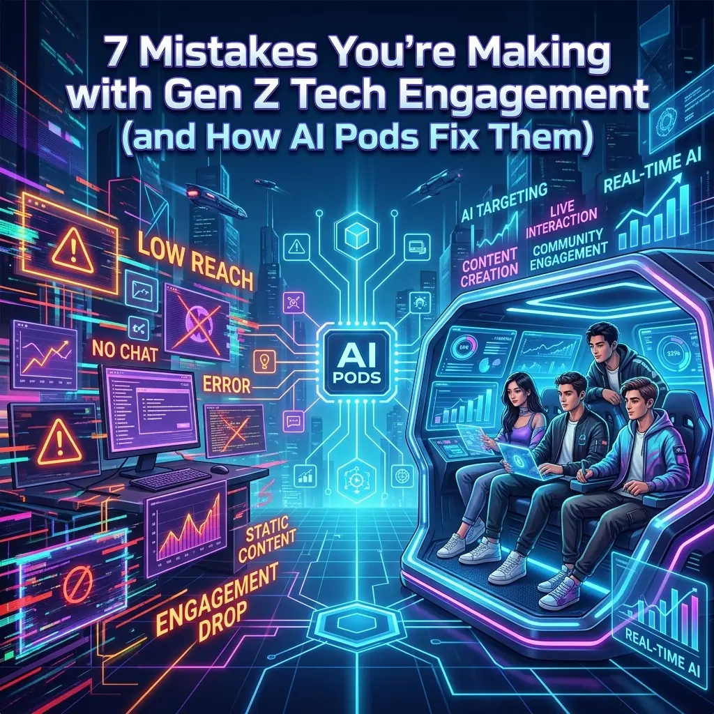 7 Mistakes You’re Making with Gen Z Tech Engagement (and How AI Pods Fix Them)