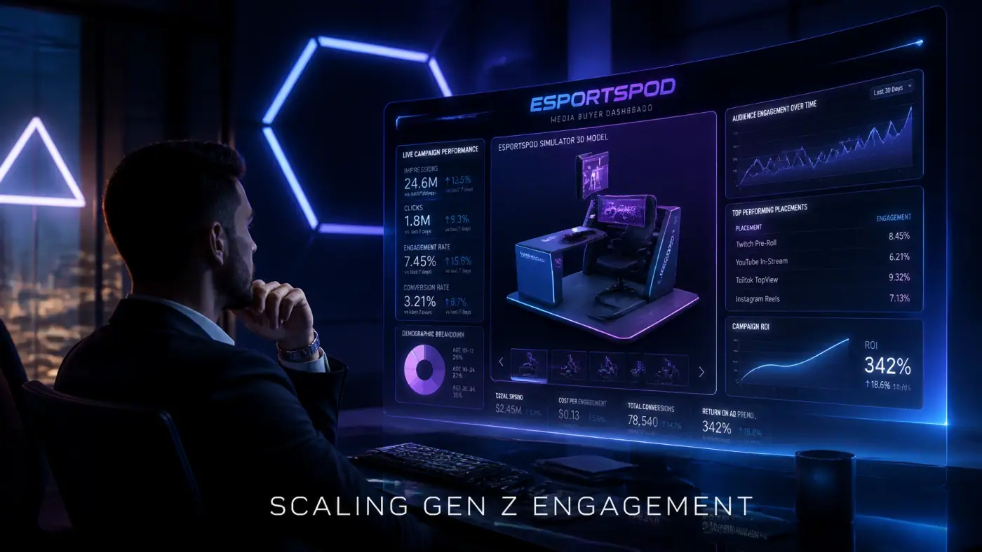 5 Reasons Your Media Plan Needs EsportsPod Infrastructure to Scale Gen Z Engagement